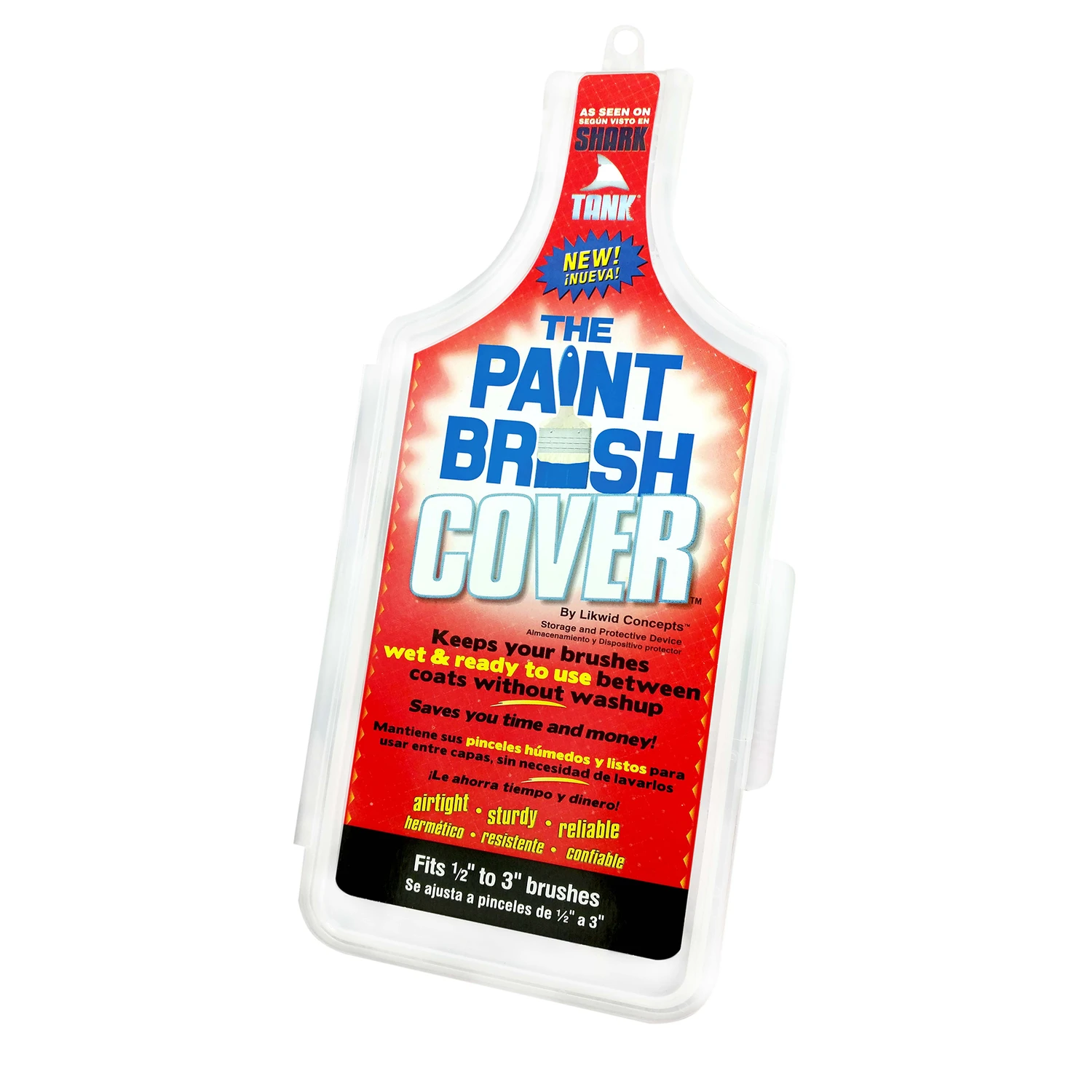 Likwid Concepts PBC001 Paint Brush Cover, Plastic, 1-3 In. Brushes
