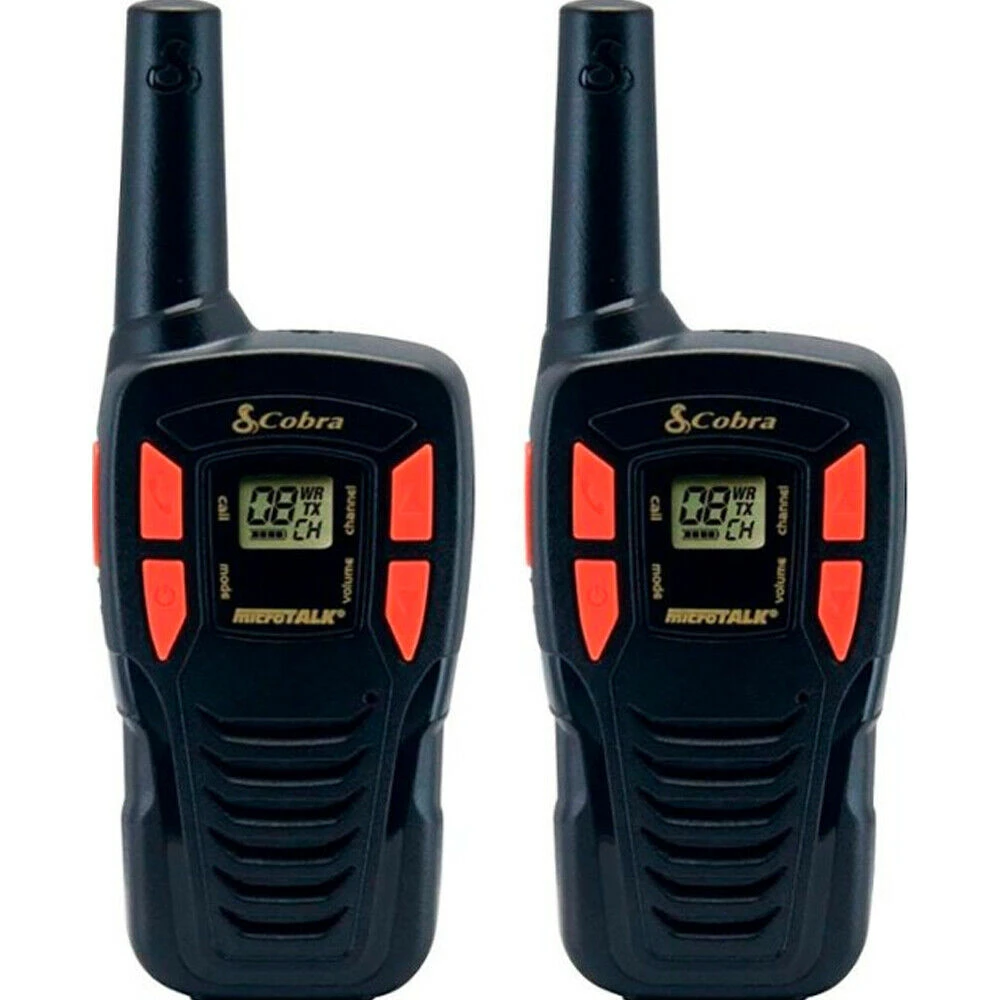 Acxt145-3 Compact Walkie Talkies, 16-mile Range, 3-pack, 22 Channels, Lcd Display