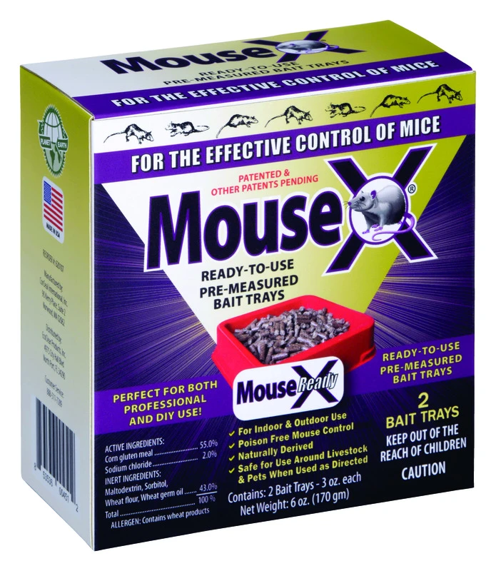 MouseX 620107 Bait Tray, 9.6 oz Pack