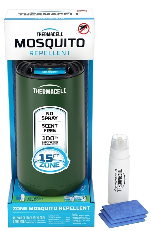 Patio Shield 12 Hour Mosquito Repeller, Forest Green, Model Ps1forest