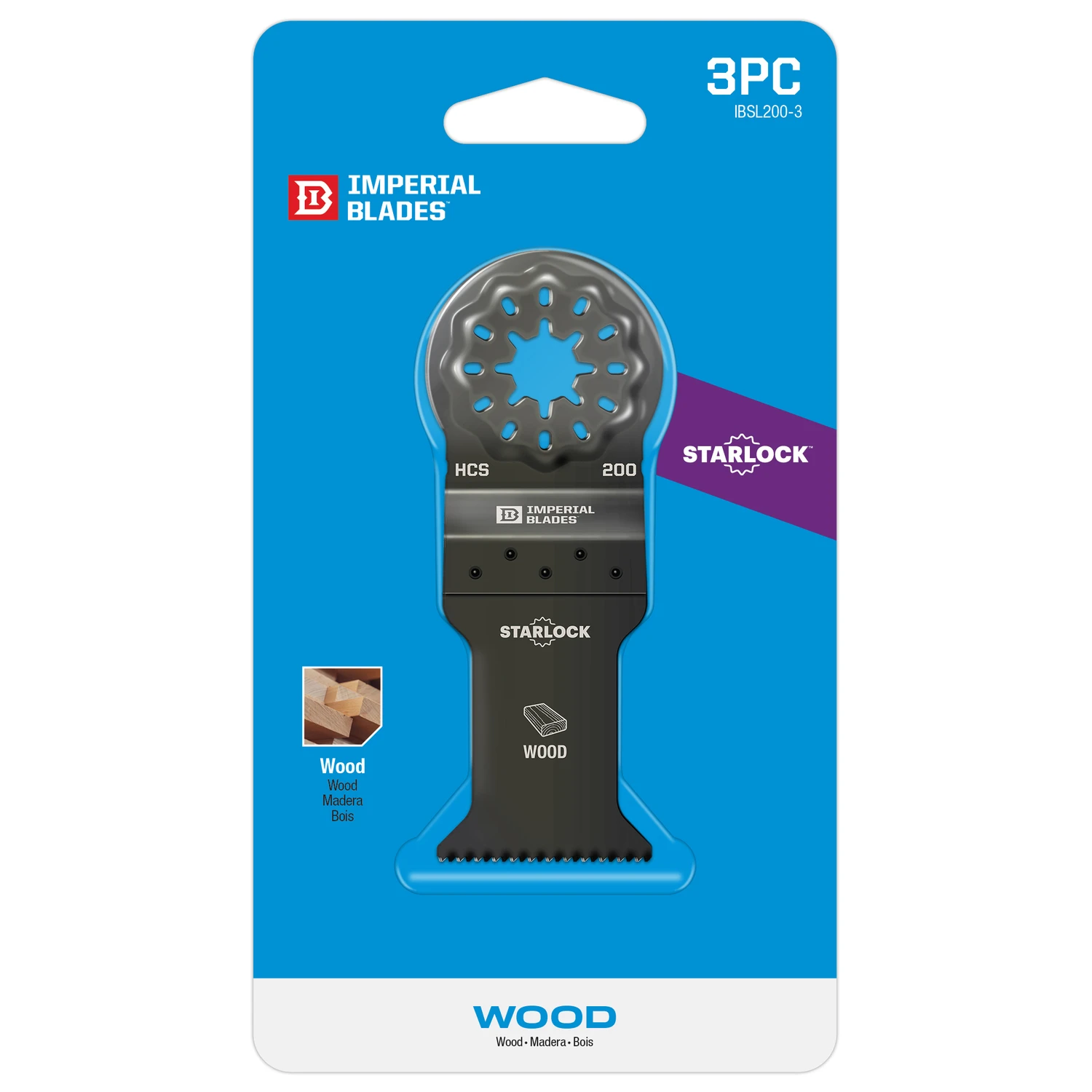 WOOD BLADE STD STARLOCK 18TPI