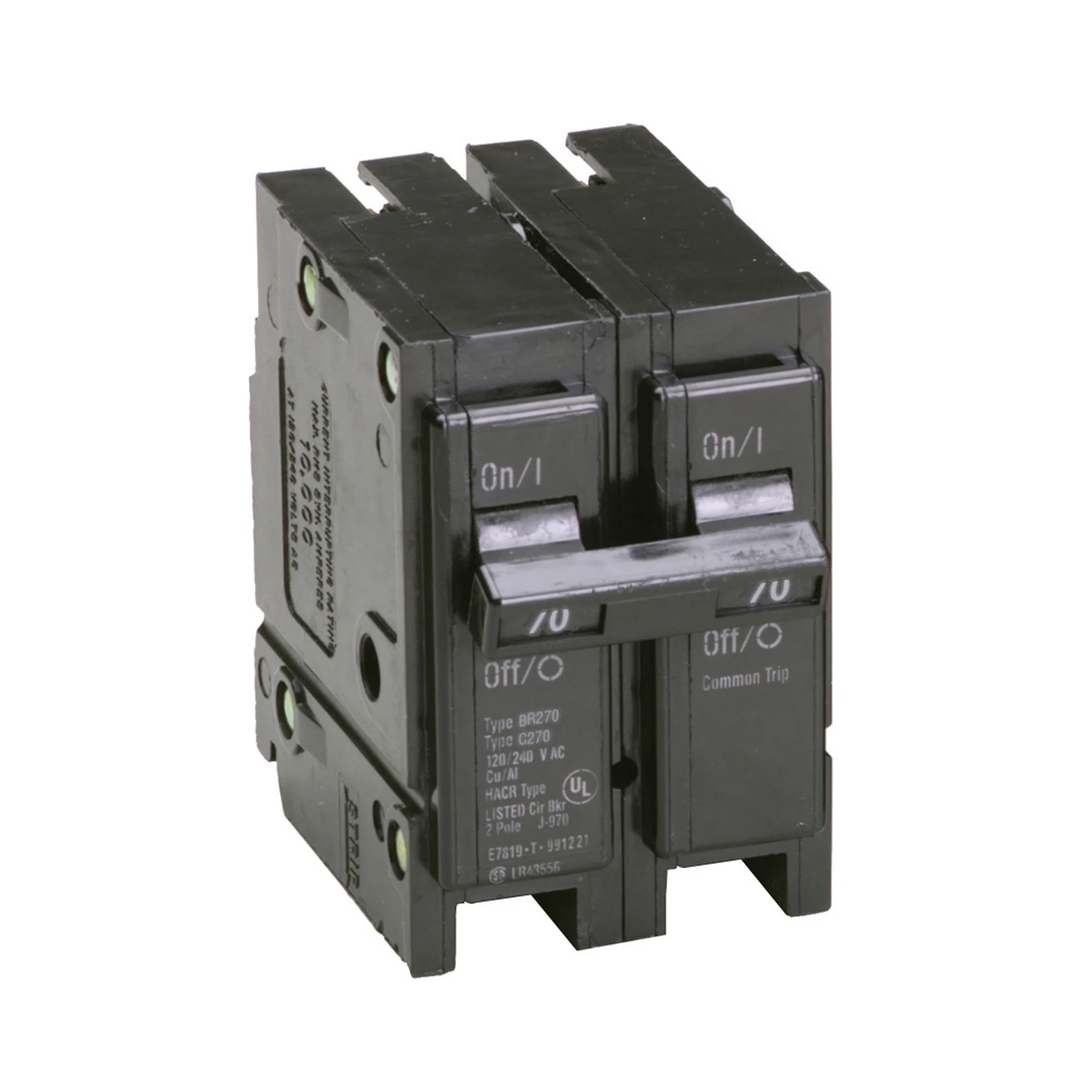 Double-Pole Replacement Circuit Breaker, 70A