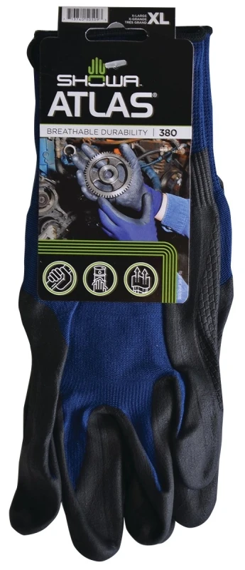 380xl-09.rt Extra Large Foam Nitrile Coated Gloves With Liner