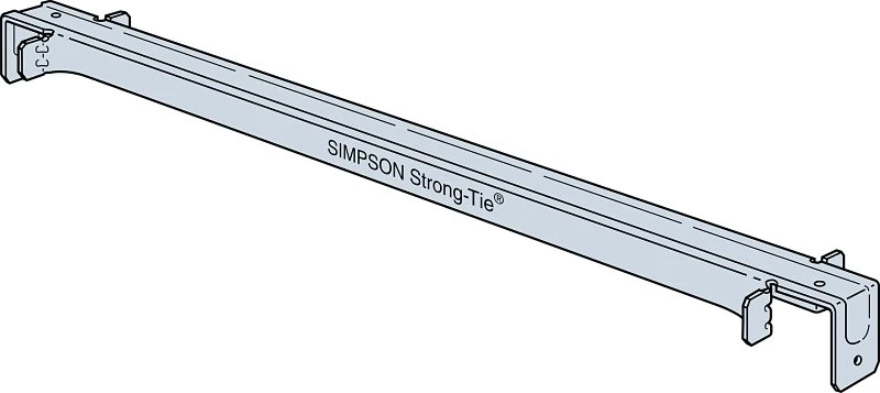 Truss Spacer-Resistrant, 22 Gauge, 25-1/2 x 1-3/4 x 1 In.