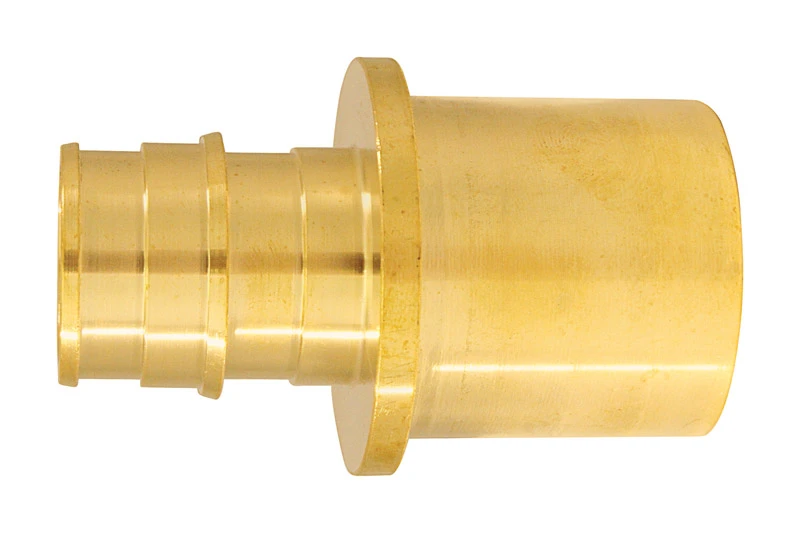3/4 In. X 1 In. Brass Insert Fitting Mswt Pex-a Adapter