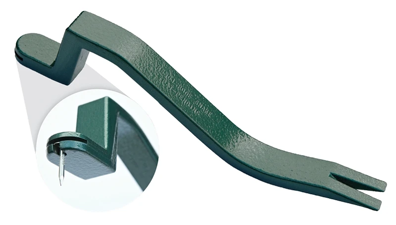 Roof Snake 13 In. L Steel Nail Puller & Shingle Installer, Model Rs501, 1 Pk