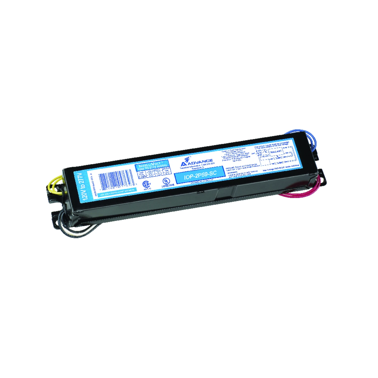 Intellivolt Electronic Fluorescent Light Ballast For 1-2 T8 Bulbs