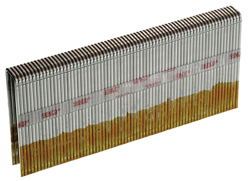 N21bab 16-gauge Galvanized Heavy Wire Decking Staples, 7/16 In. X 2 In. (10,000 Pk)