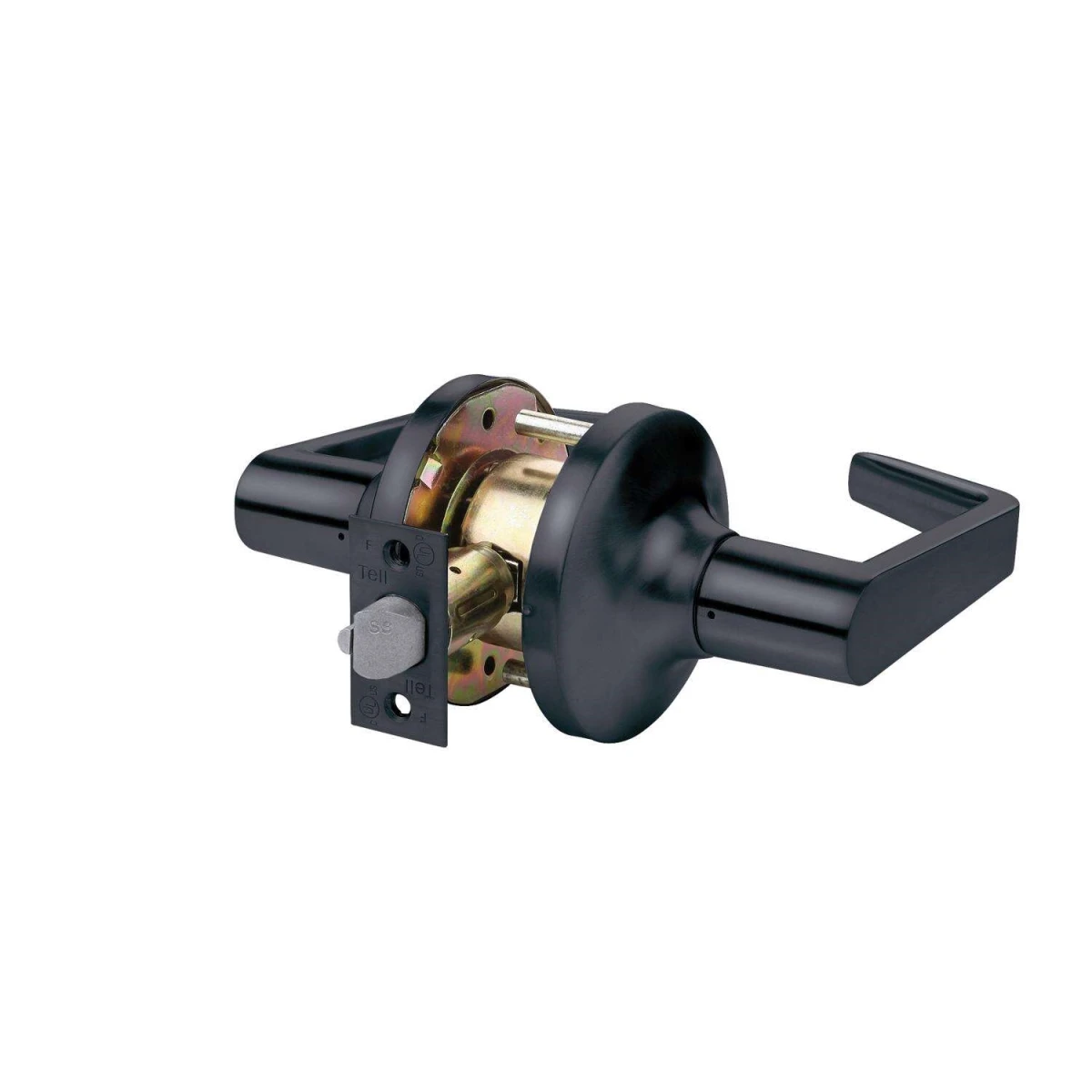 Commercial Grade 2 Passage Lever, Matte Black