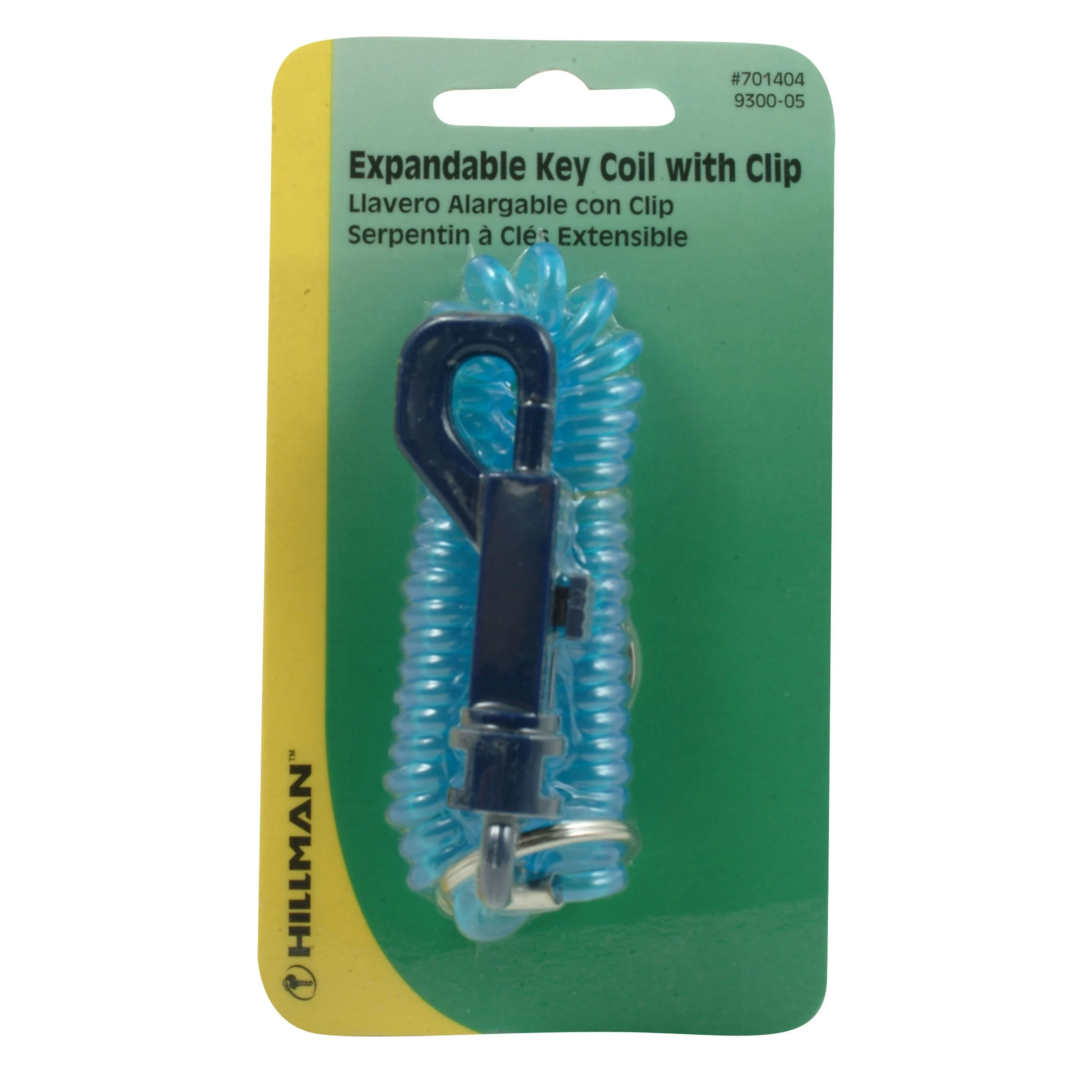 Expandable Key Coil With Plastic Clip - Model 701404 By The Hillman Group