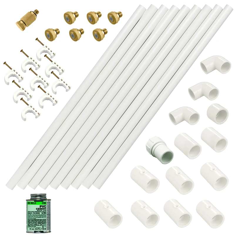 Performance Outdoor Cooling Mist System, 1/2 In.