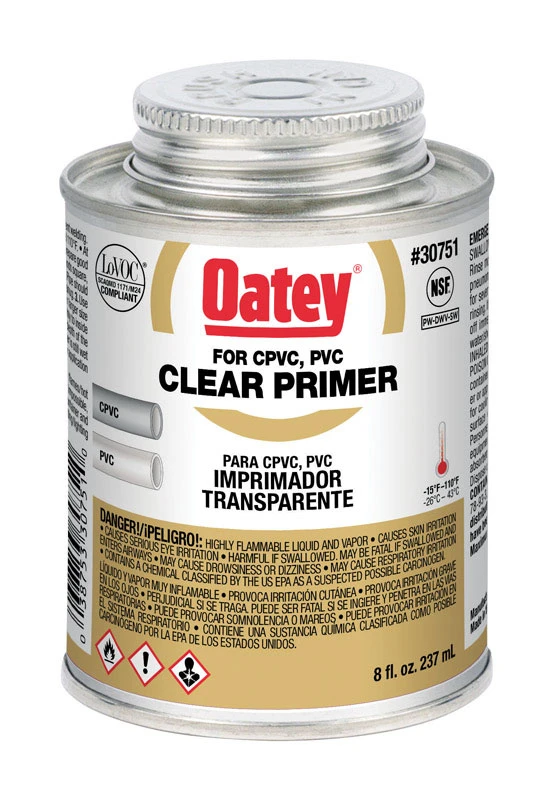 Clear Pipe Primer & Cleaner, 4 oz.