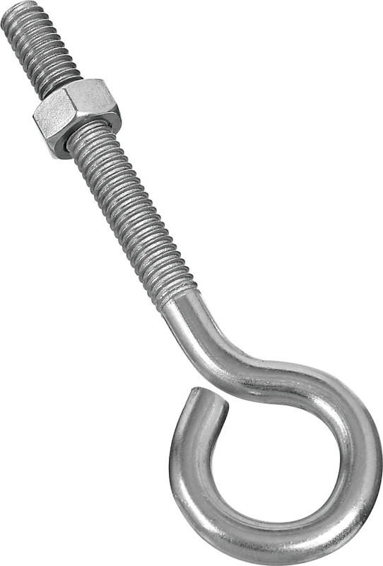 Eye Bolts, Stainless Steel, 1/4 x 3 In.