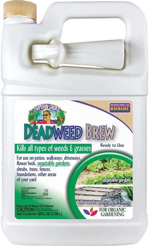 Captain Jack's Deadweed Brew 1 Gallon Ready To Use Trigger Spray Weed Killer