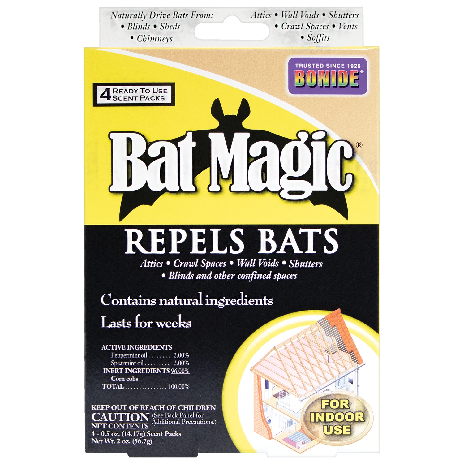 Bat Magic 876 Bat Repellent, Place Packs, Repels: Bats Bat Magic 876 Bat Repellent, Place Packs, Repels: Bats