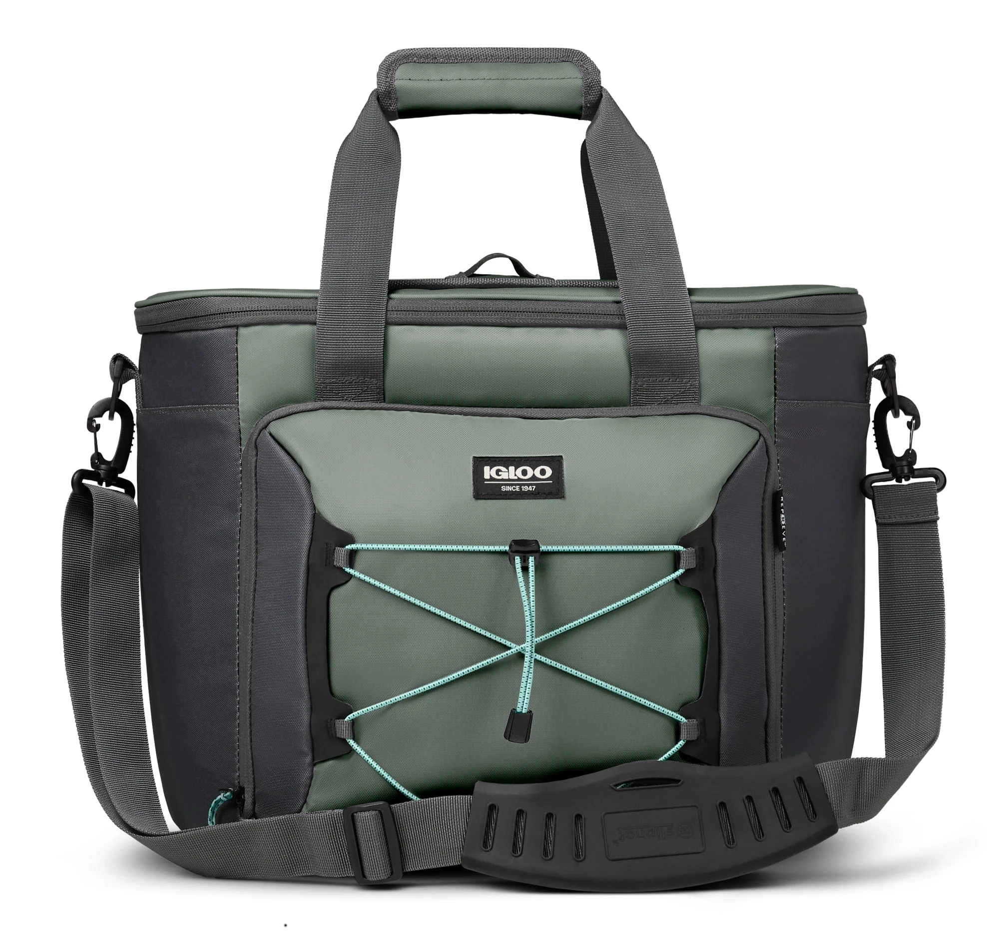 TOTE VOYAGER GRAY POLY 28 CANS