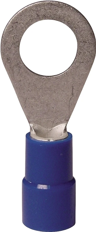 Ring Terminals, 16-14 AWG, 8-10 Stud, 100-Pk.