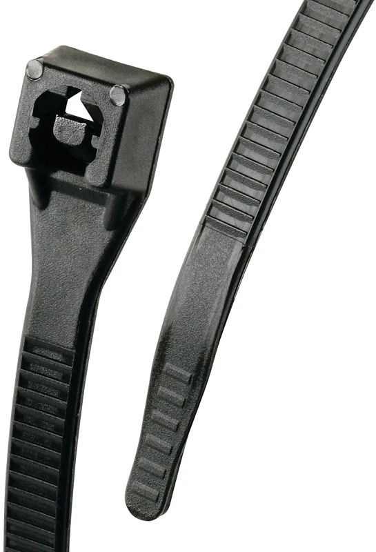 Gardner Bender Xtreme 46-308UVBFZ Cable Tie, Nylon, Black, 8 in L, 100/PK