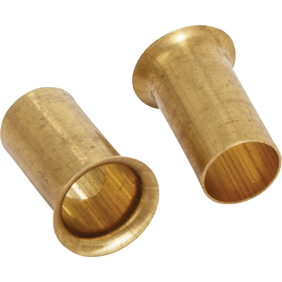 3/8 In. Brass Compression Inserts 50 Pk, Model 431875, 2 Delrin Sleeves Included