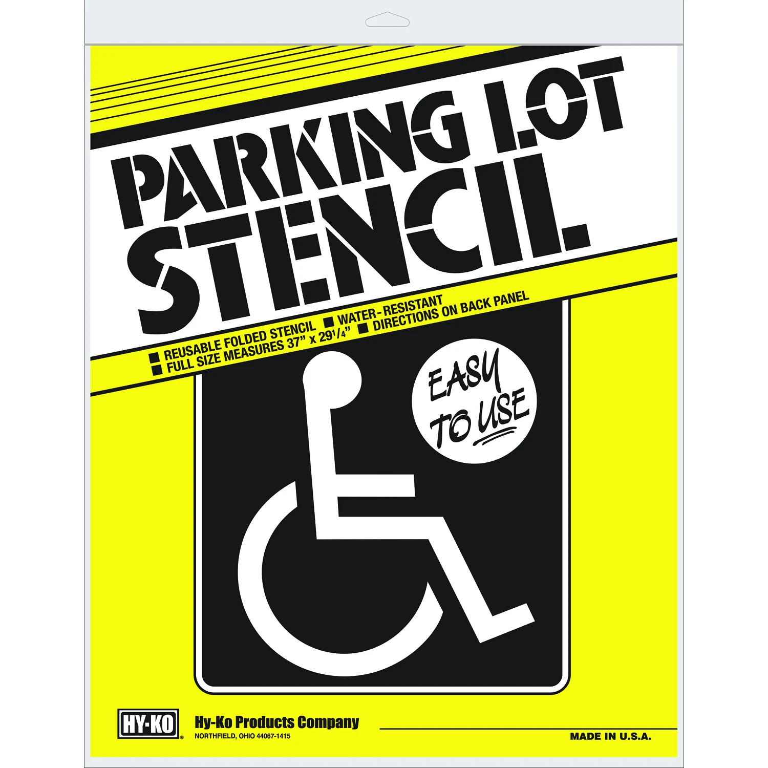 Handicapped Parking Lot Sign, 15 x 20-In.