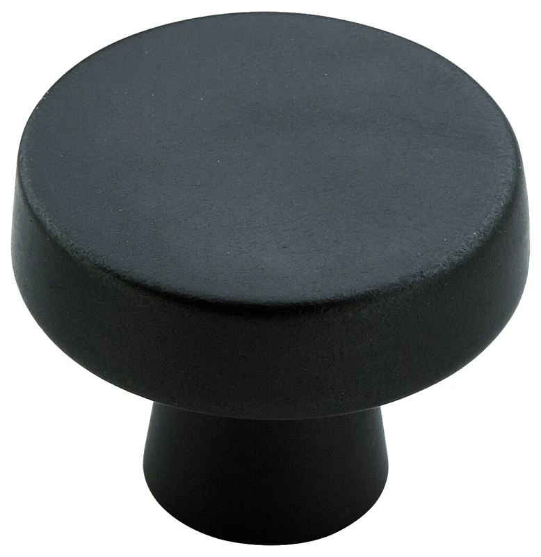 Blackrock Cabinet Knob, Black Bronze, 1-5/16 In.