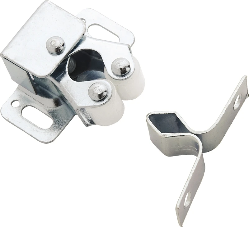 Double Roller Cabinet Catch, Zinc