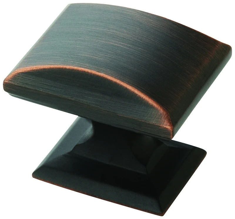 Candler Rectangle Cabinet Knob 1-1/4 In. Oil Rubbed Bronze 1 Pk