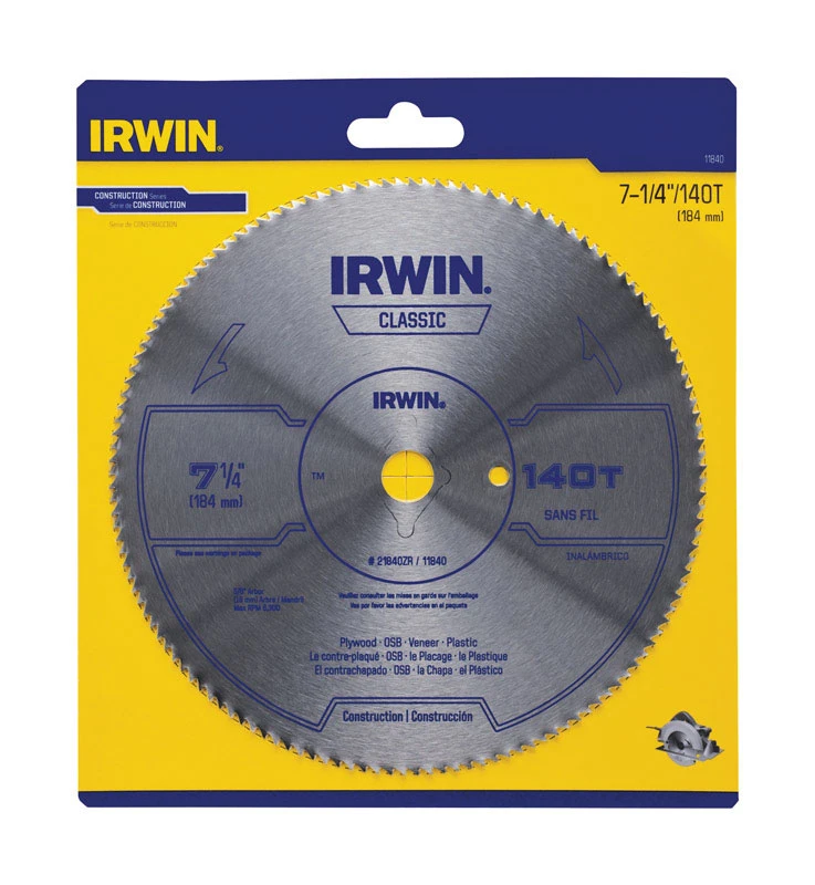 CIRC SAW BLADE 7-1/4 140T PLY