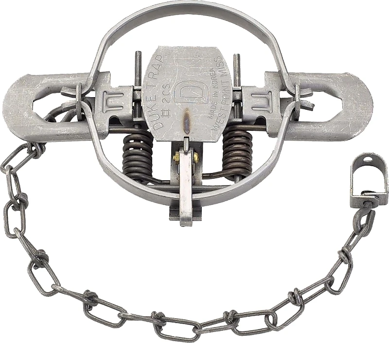 Animal Trap, Coil-Spring, 5-1/2 In. Jaw