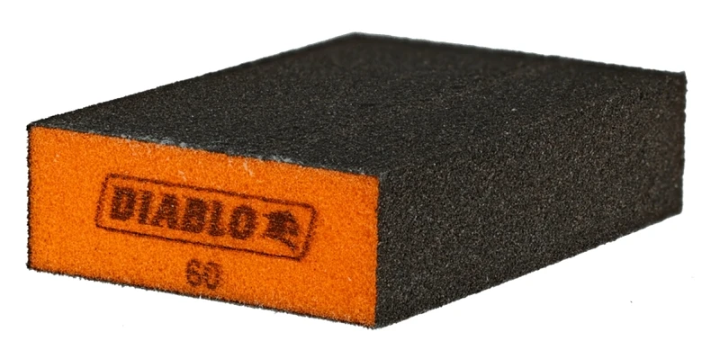 Flat Edge Sanding Sponge Block, Medium Grit, 3-Pk.
