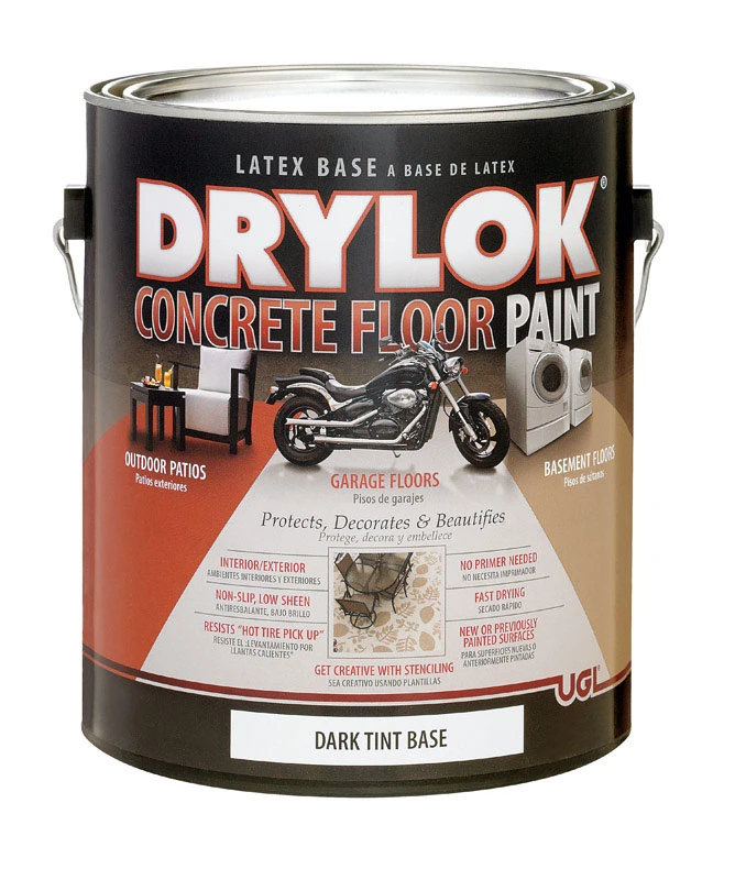 Drylok Flat Dark Base Latex Concrete & Garage Floor Paint 1 gal.
