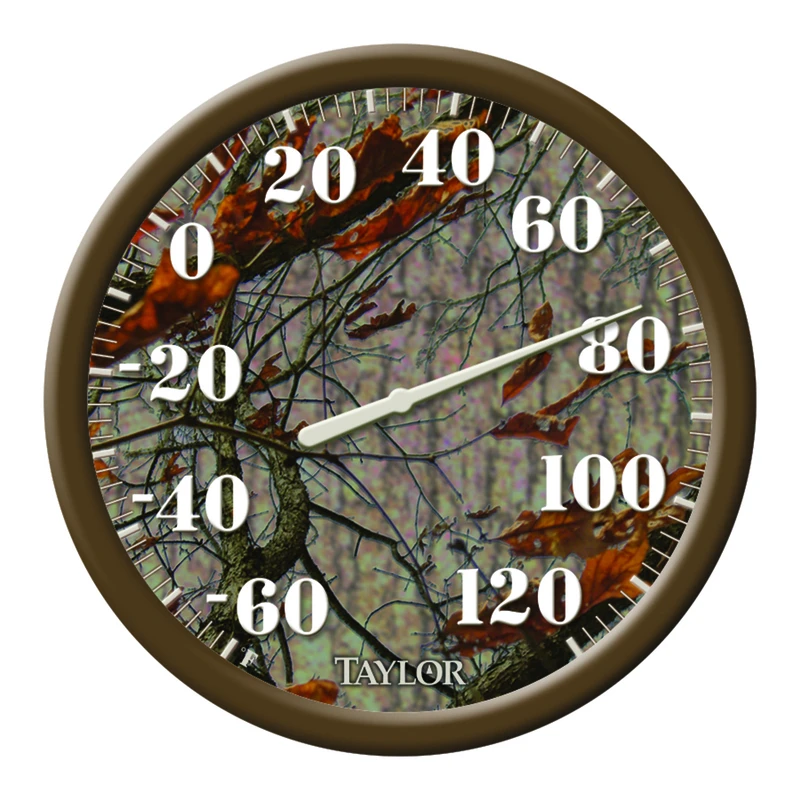 13.25" Mossy Oak Camo Dial Thermometer