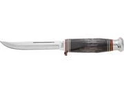 17911 Fixed Blade Hunter Knife With Buffalo Horn Handle, 9.5 Inch