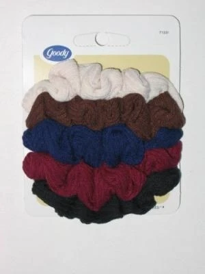 Goody Ouchless Small Ribbed Scrunchie, 5 CT - GOODY PRODUCTS, INC.