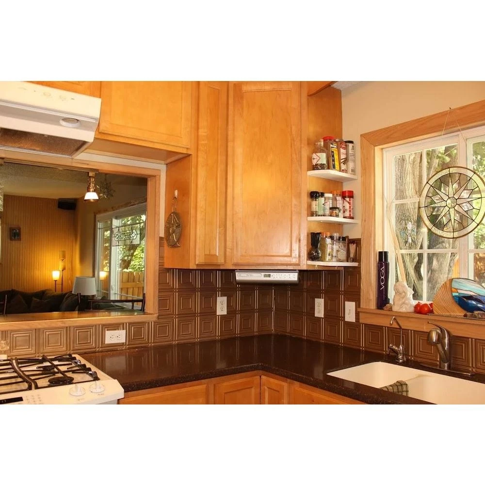 2X4 BRASS TIN-LOOK PANEL