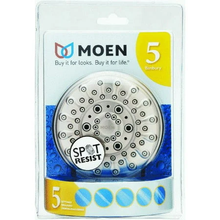 Banbury 5-spray Eco-performance Showerhead 23016epsrn In Spot Resist Brushed Nickel