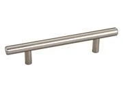 Elements Naples 3 Inch Center-to-center Satin Nickel Cabinet Bar Pull - Model 136sn