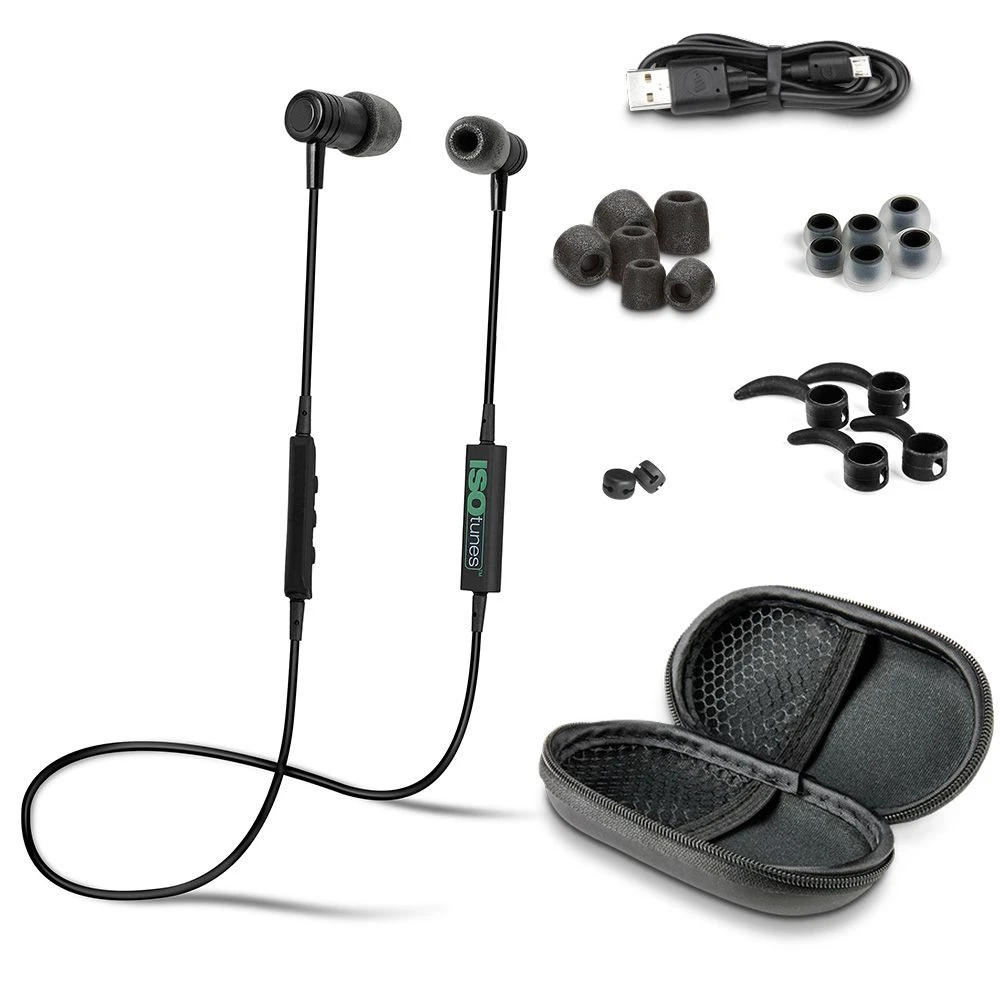 Noise-isolating Bluetooth Earbuds With 26db Noise Reduction And Osha Compliance