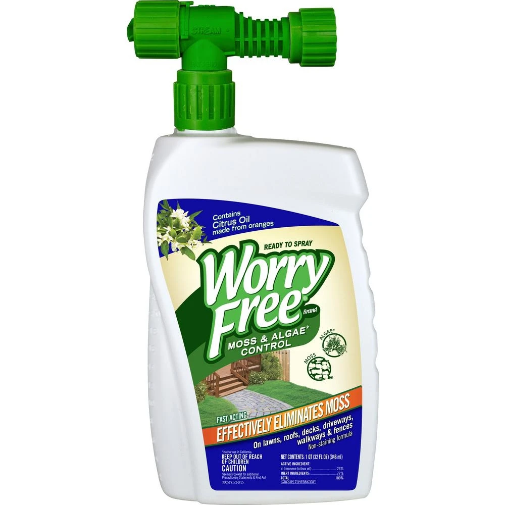 32 Oz. Worry Free Moss And Algae Control - Model 100518561
