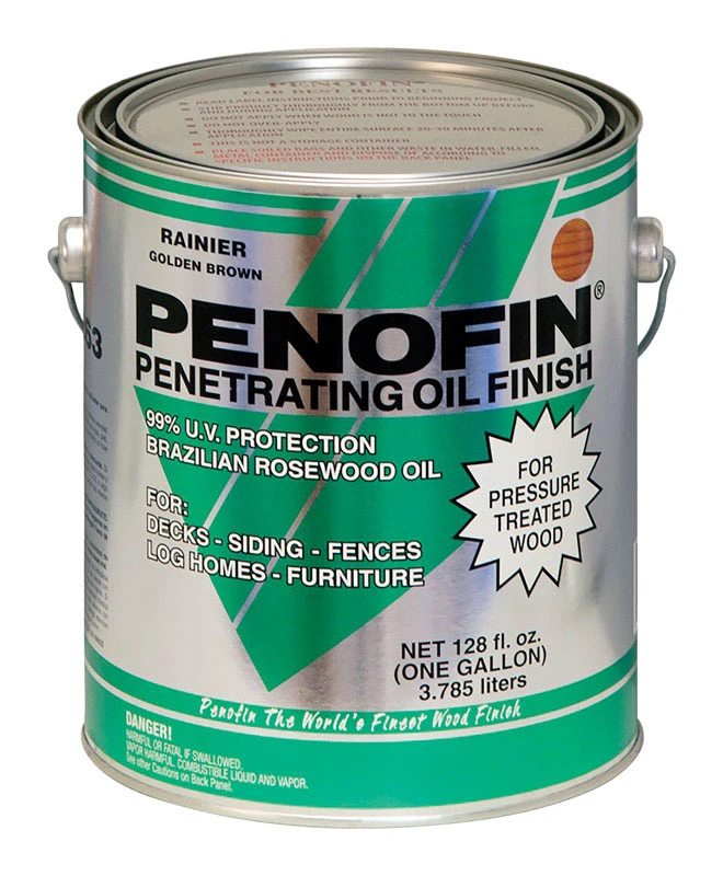 Penofin Transparent Tahoe Oil-Based Pressure Treated Wood Stain 1 gal.