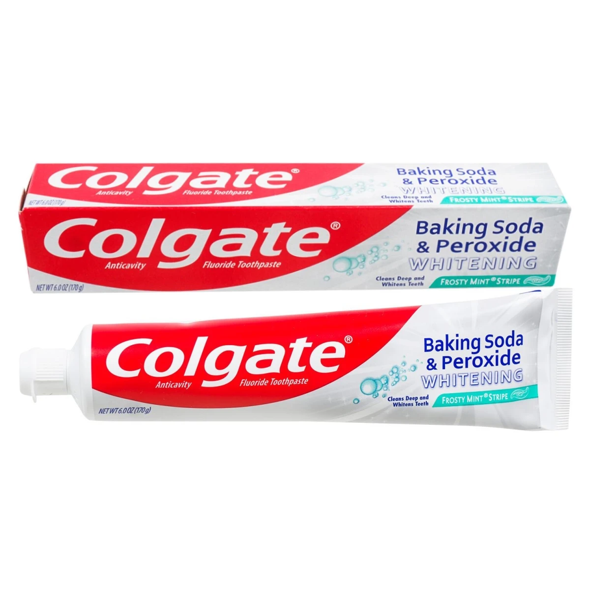 Colgate Baking Soda And Peroxide Whitening Bubbles Toothpaste Frosty Mint - 6 oz.