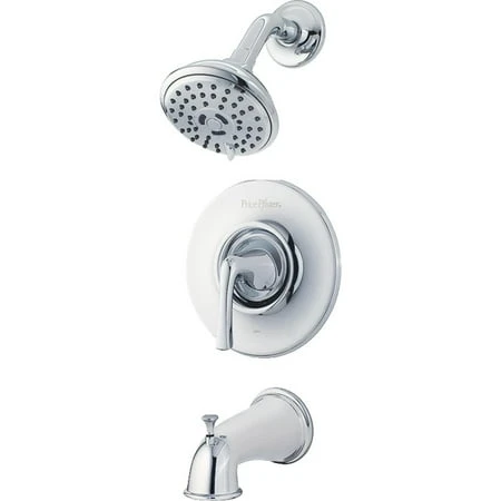8p8-slcc Polished Chrome Selia Single Handle Tub And Shower Faucet Trim