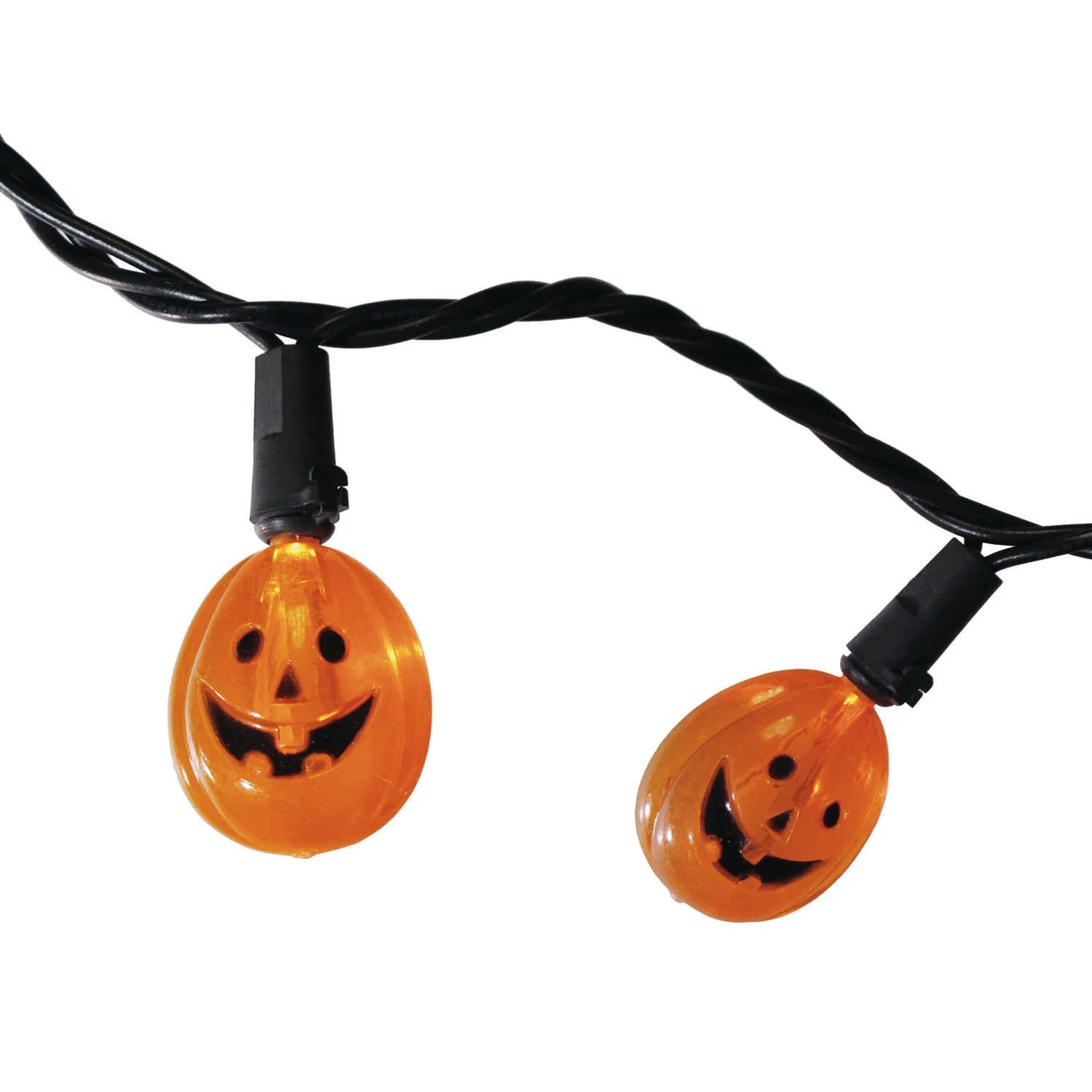 Celebrations 20 LED Pumpkin Lighted Halloween Lights 1.5 in. H x 8.66 ft. W 1 pk