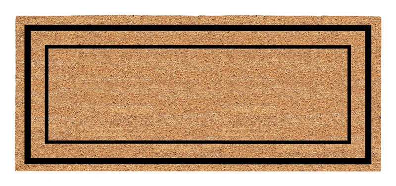 24 In. X 60 In. Classic Border Coir/vinyl Door Mat