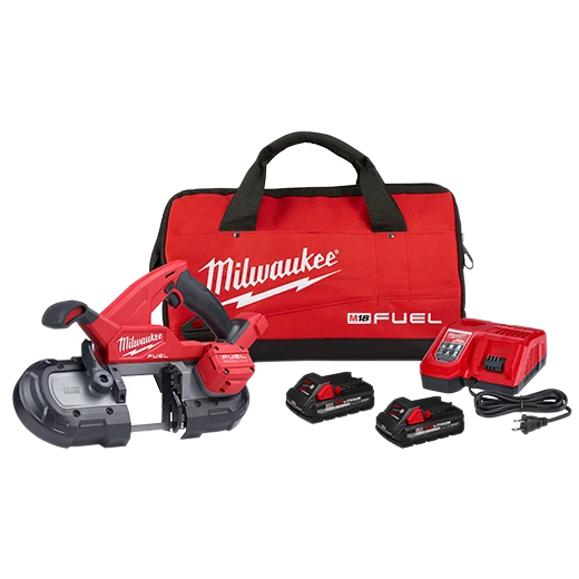 M18 Fuel Compact Band Saw Kit 3-1/4in Cutting Capacity With Batteries