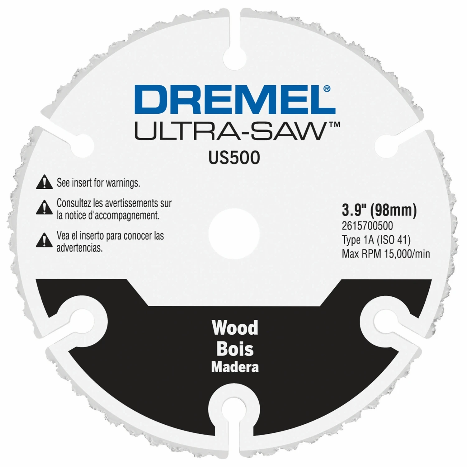 Ultra-saw 3.9 In. Carbide Wood Cutting Wheel 1 Pk, Model Us500-01