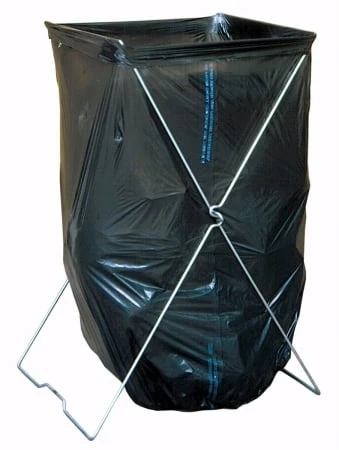 Garden Bag Caddy - Portable Trash Bag Stand For 33 Gallon Bags