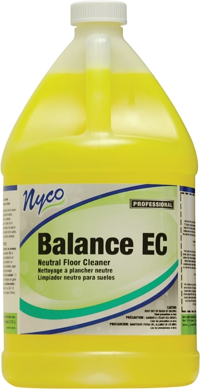 Nl158-g4 Balance Ec Neutral Floor Cleaner, 128 Oz (pack Of 4), Citrus Lemon