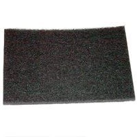 1218thkb 12x18 In. Thick Nylon Floor Stripping Pad Black, Pack Of 5
