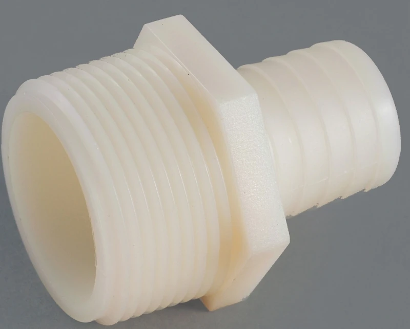 53701-0602 Nylon Male Adapter 1/8 X 3/8 In, Mip X Barb, 10 Pk